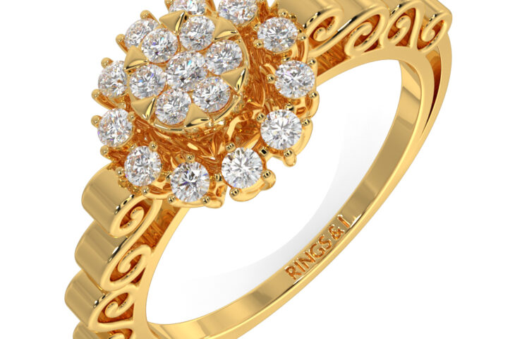 10. DHPL-509-Halo Ring Style