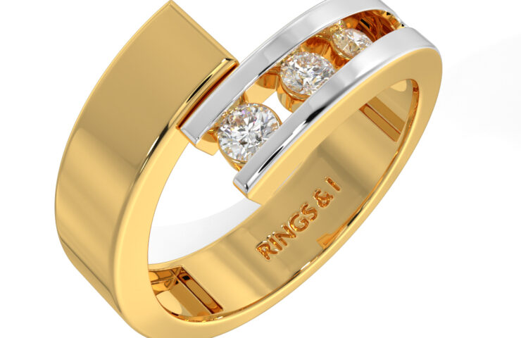 18. DHPL-126-Three Stone Ring Style-Male