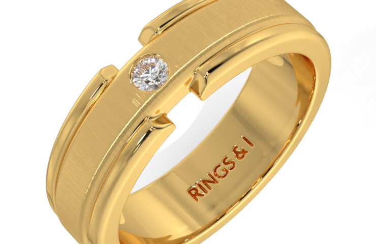 33. DHPL-593 - Single Stone Ring Style - Male