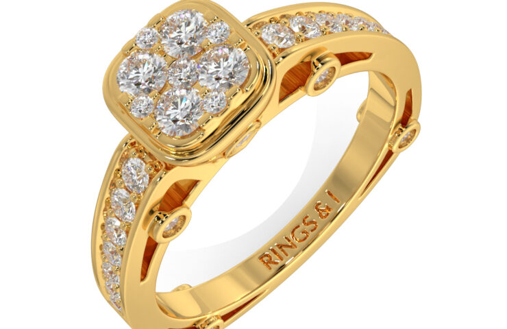 37. DHPL-814-Cluster Ring Style-Female