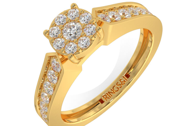 40. DHPL-876 - Cluster Ring Style - Female