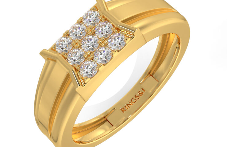 41. DHPL - 901 - Cluster Ring Style Male