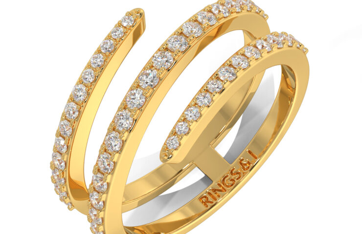 44. DHPL-357 - Modern Contemporary Ring Style - Female