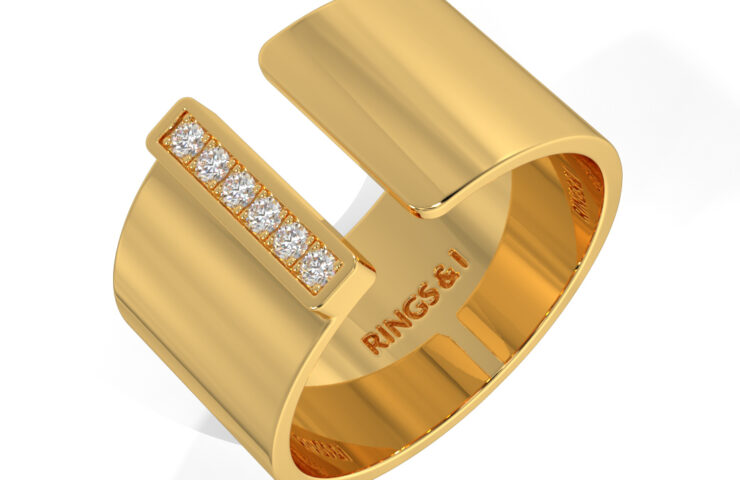 49. DHPL - 323 - Modern Contemporary Ring Style - Male