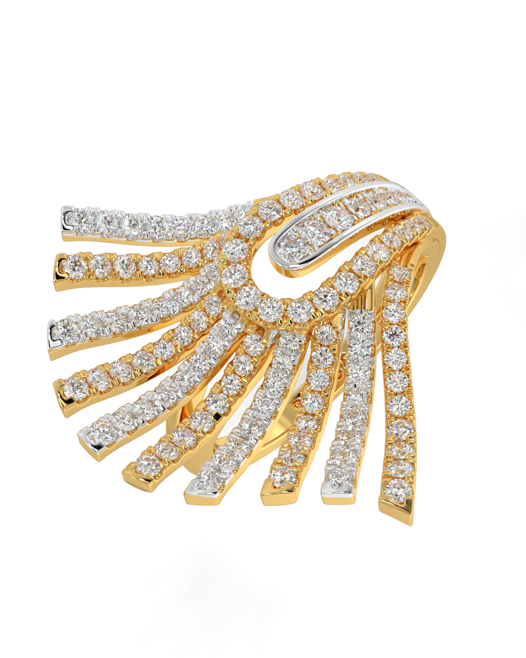 Elegant Feather Ring