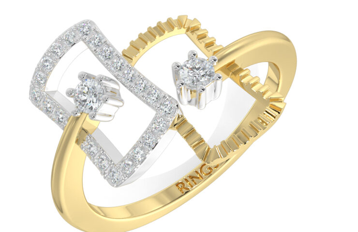 81. DHPL-1071-Geometric Ring Style-Female